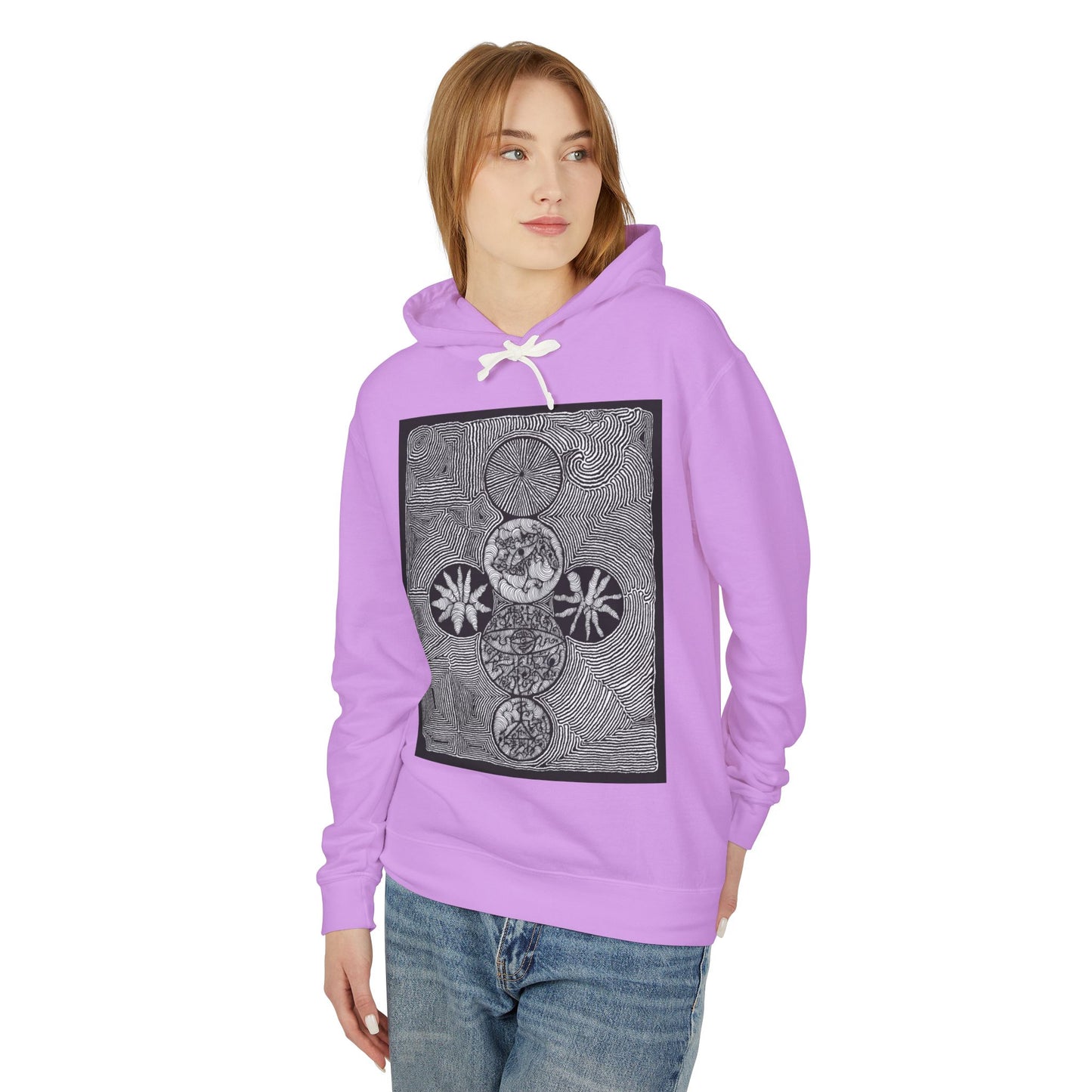 Unisex Lightweight Hooded Sweatshirt