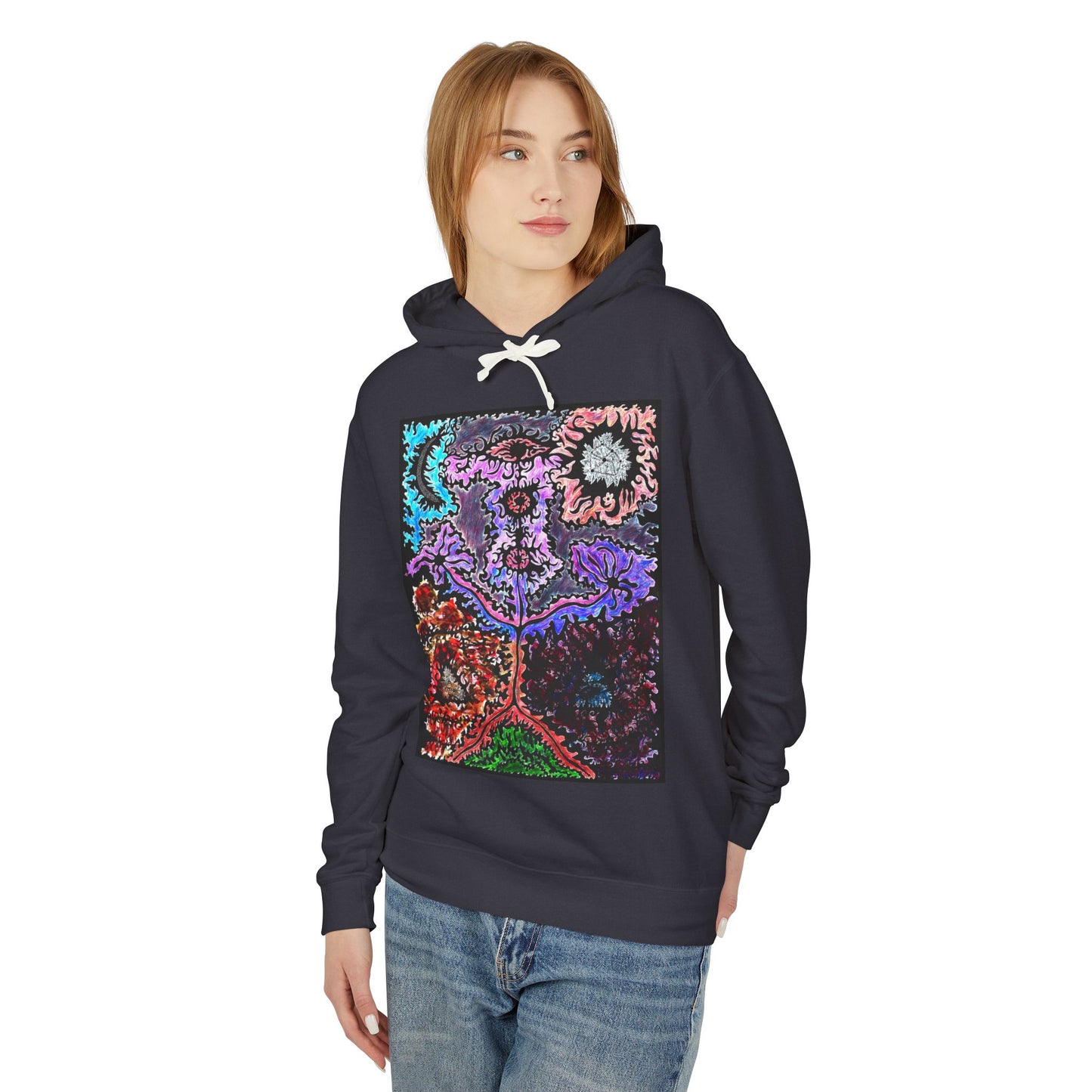 Unisex Lightweight Hooded Sweatshirt