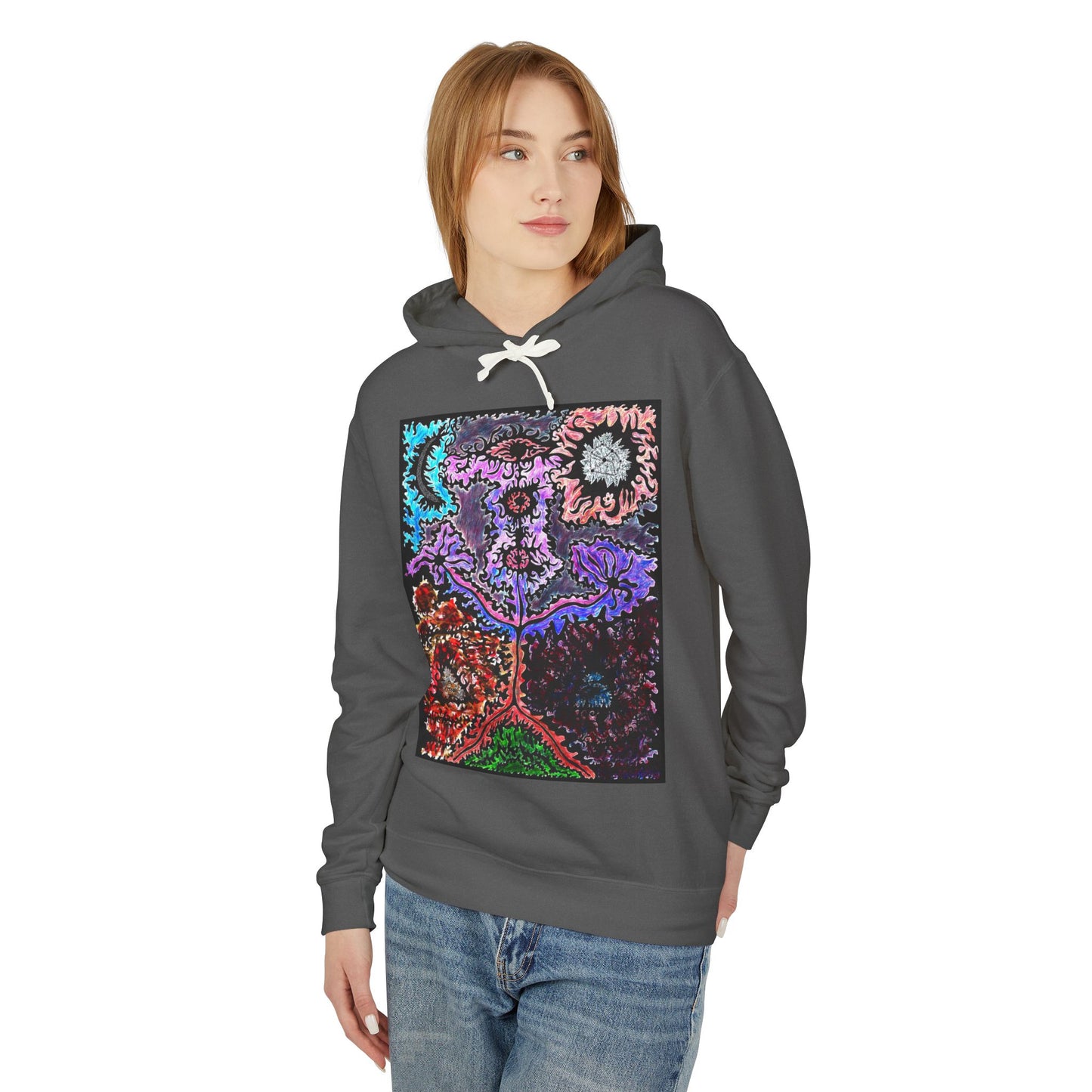 Unisex Lightweight Hooded Sweatshirt