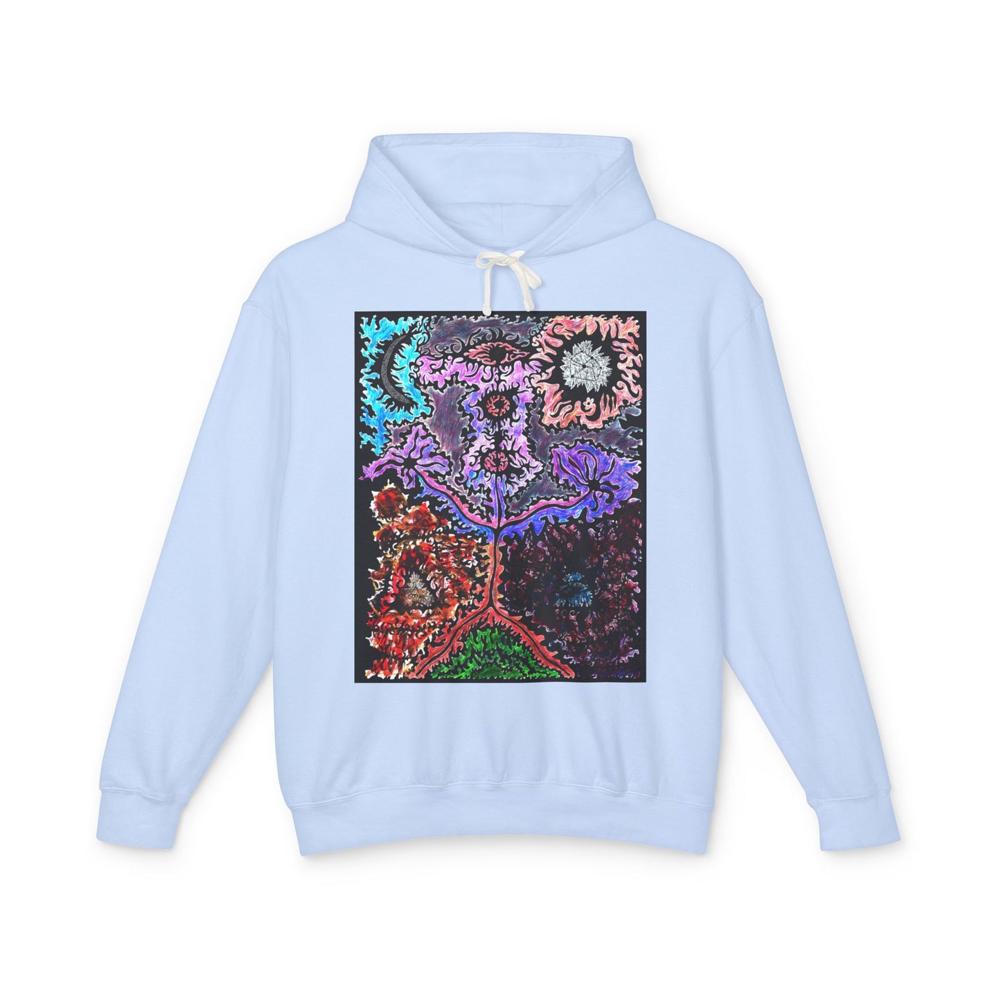 Unisex Lightweight Hooded Sweatshirt