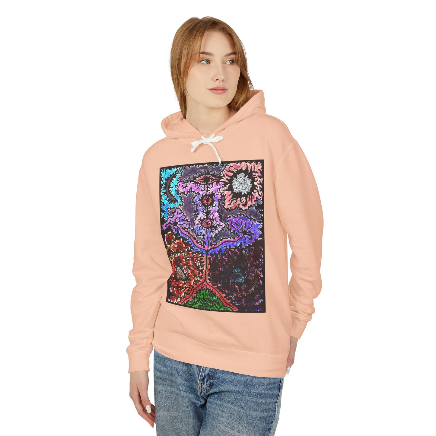 Unisex Lightweight Hooded Sweatshirt