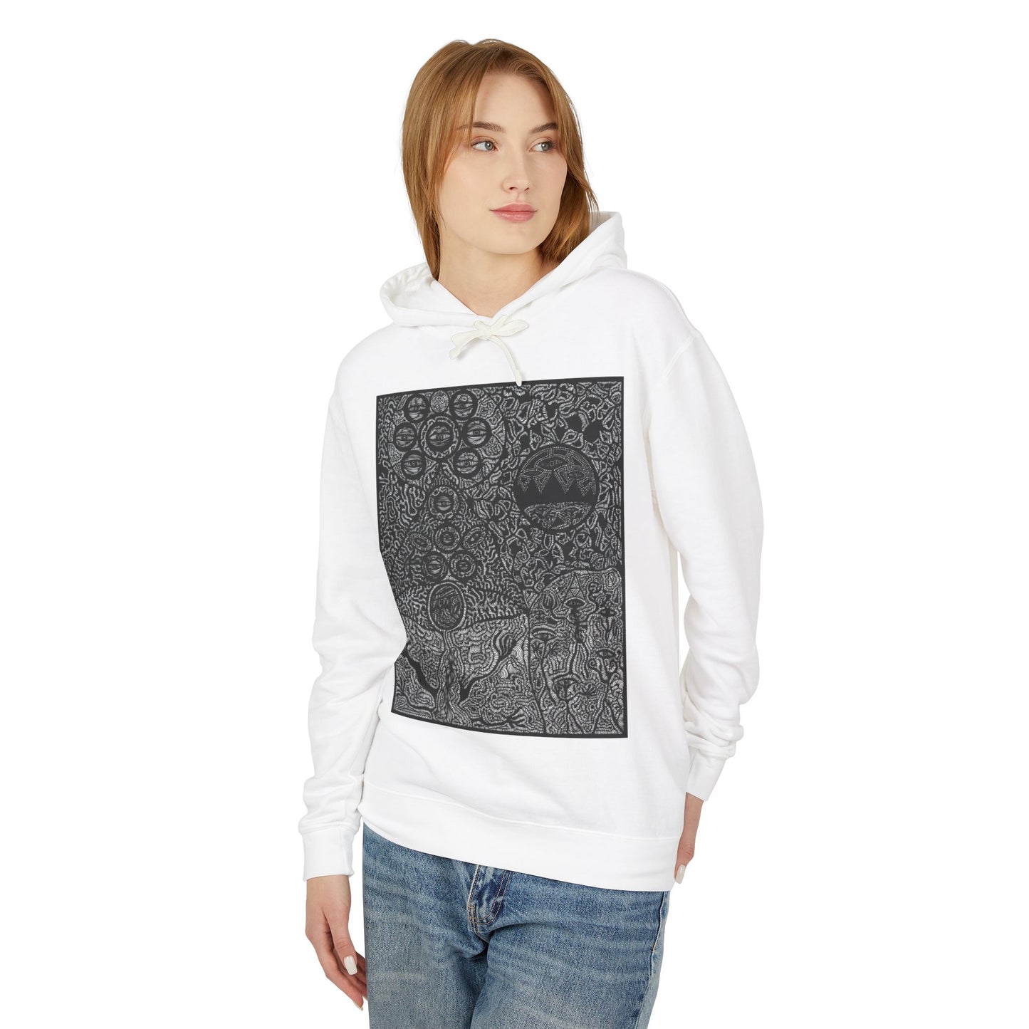 Unisex Lightweight Hooded Sweatshirt