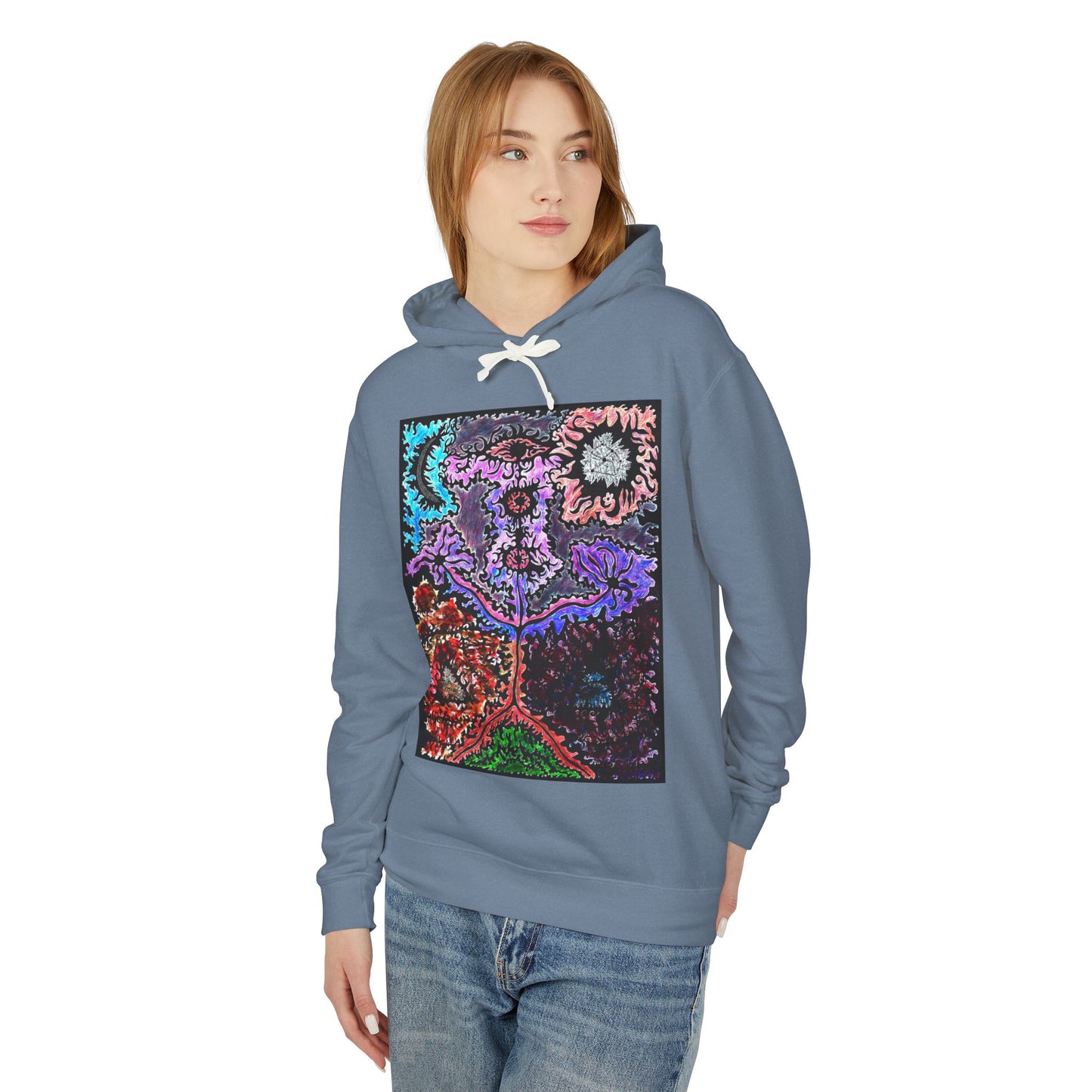 Unisex Lightweight Hooded Sweatshirt