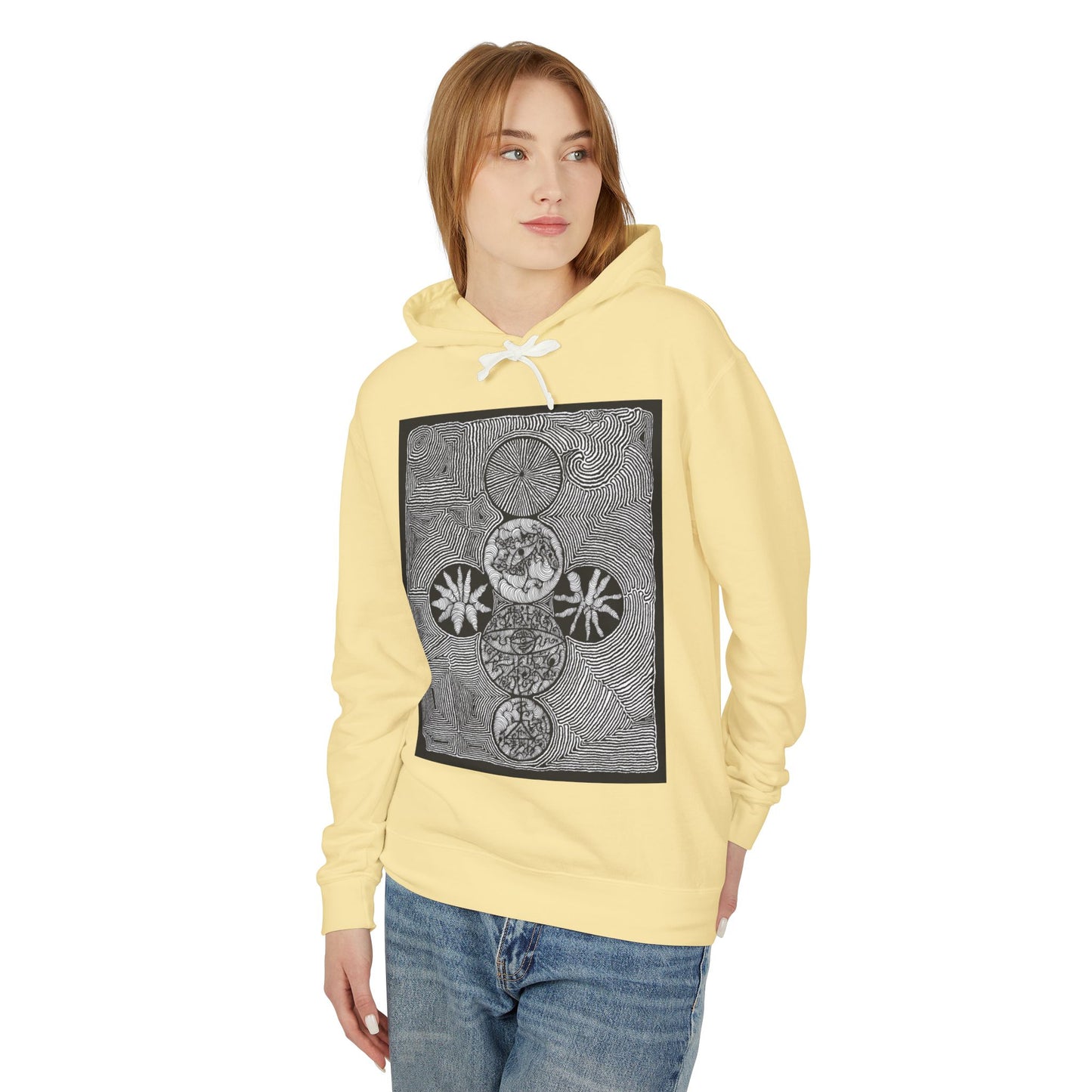 Unisex Lightweight Hooded Sweatshirt