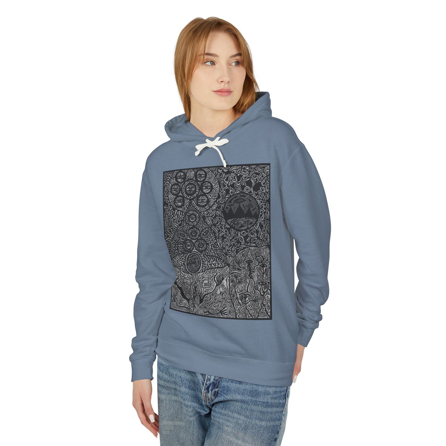 Unisex Lightweight Hooded Sweatshirt